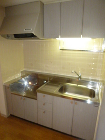 Kitchen. Gas stove is installed Friendly Kitchen. 