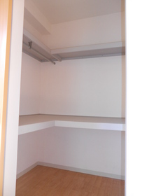 Living and room. Walk-in closet