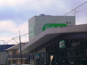 Supermarket. 600m to Saitama Co-op (super)