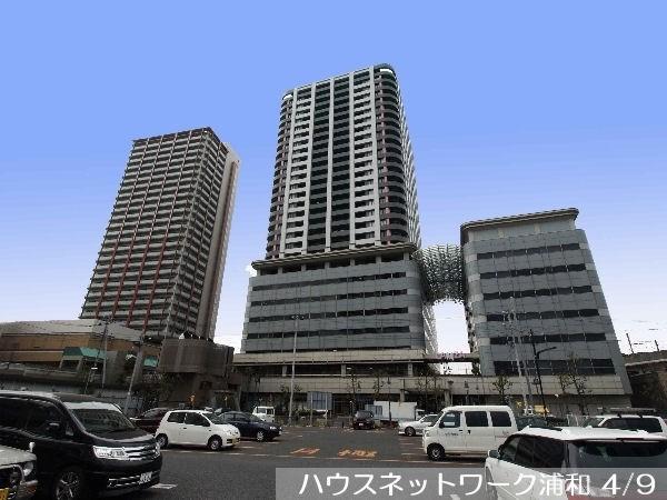 Local appearance photo. All 27-story apartment. Convenient traffic in the good location of a 1-minute walk from Musashi-Urawa Station