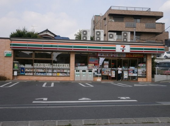 Convenience store. Seven-Eleven Saitama Oyaba store up (convenience store) 413m