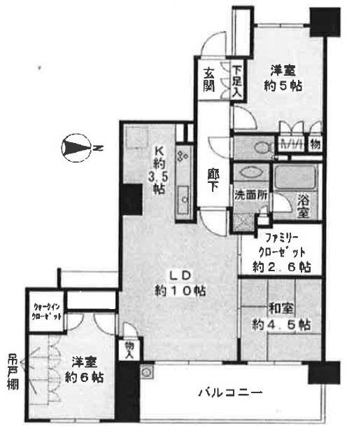 Floor plan. 3LDK, Price 31,800,000 yen, Occupied area 67.16 sq m , Balcony area 11.93 sq m