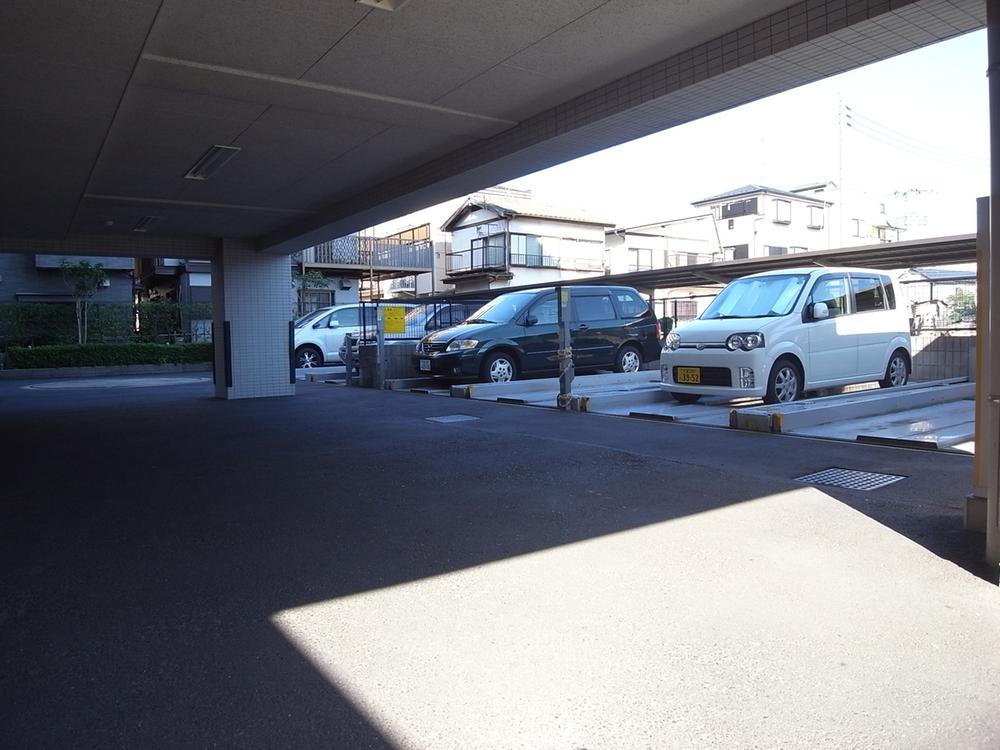 Parking lot. Common areas