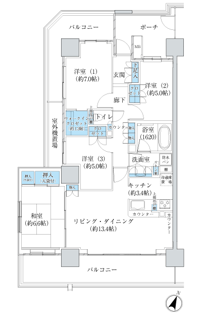 Floor: 4LDK + WIC, the occupied area: 90.19 sq m, Price: TBD