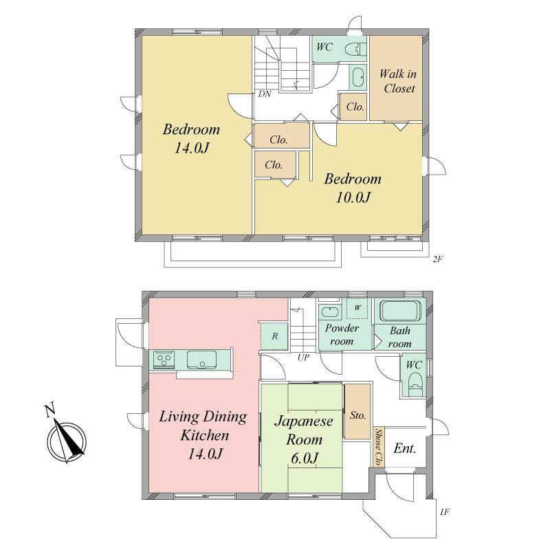 Floor plan. 34,800,000 yen, 3LDK, Land area 99.71 sq m , Building area 116.13 sq m