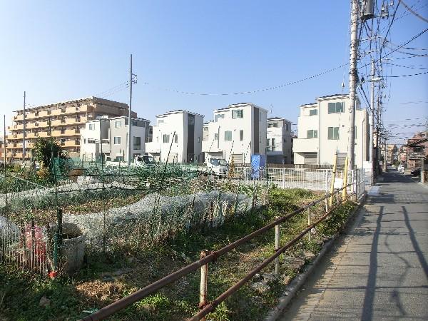 Streets around. 10m to the south side adjacent land