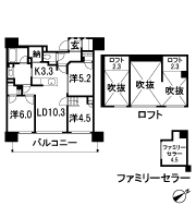 Floor: 3LDK + 2Lo + Fc + N + 2Wic + Sic, occupied area: 70.02 sq m