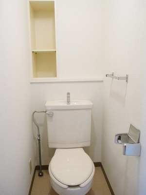 Toilet. There is little storage