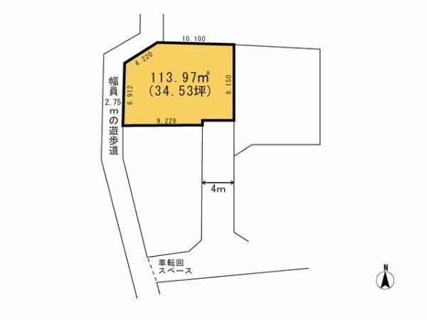 Compartment figure. Land price 31,800,000 yen, Priority to the present situation is if it is different from the land area 113.97 sq m drawings