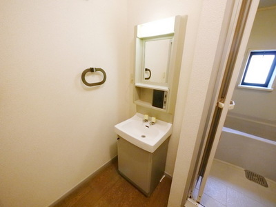 Washroom. Laundry Area and washbasin