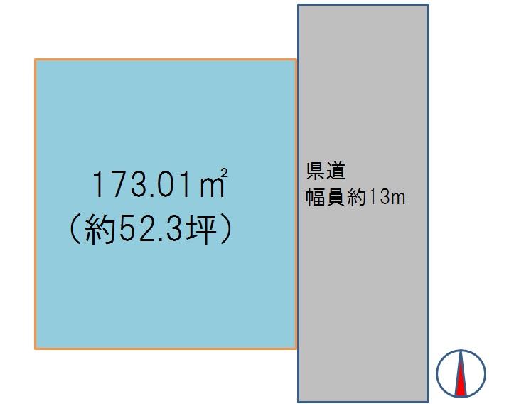 Compartment figure. Land price 21 million yen, Land area 173.01 sq m terrain is also a clean you can try a lot of plan