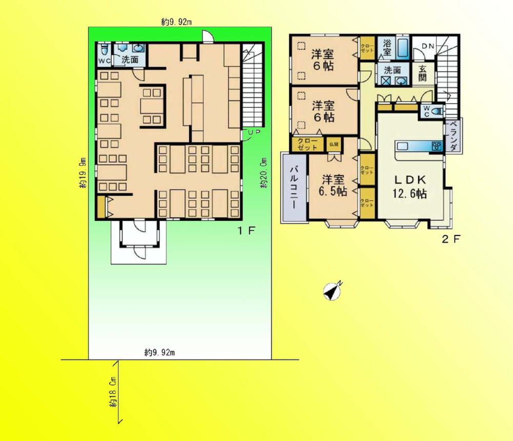 Floor plan. 25,800,000 yen, 3LDK + S (storeroom), Land area 198.35 sq m , Building area 151.14 sq m floor plan