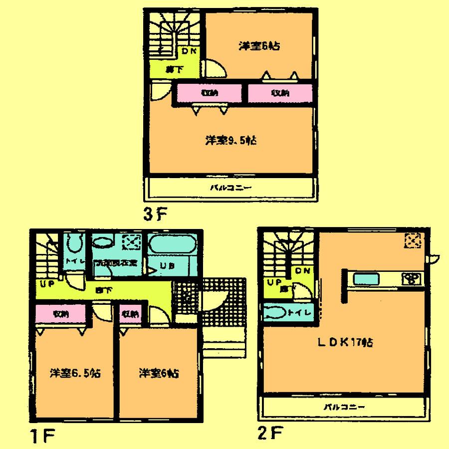 Floor plan. 24,800,000 yen, 4LDK, Land area 112.65 sq m , Building area 109.3 sq m located view in addition to this, It will be provided by the hope of design books, such as layout. 