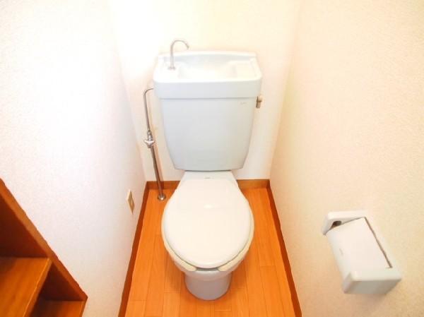 Toilet. Storage reserved toilet