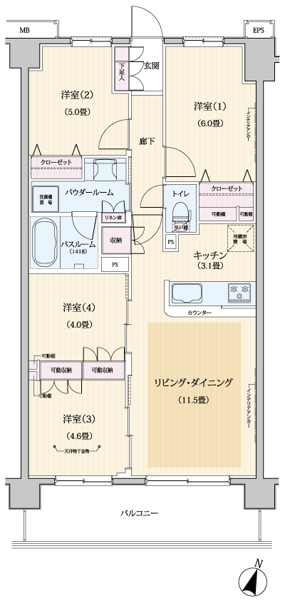 Floor: 4LDK, occupied area: 74.21 sq m, Price: 31,900,000 yen ・ 33 million yen, currently on sale