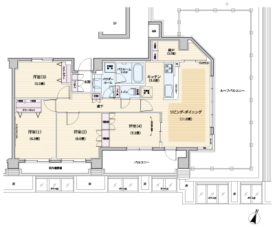 Floor: 4LDK + N, the occupied area: 87.51 sq m, Price: 42,900,000 yen, now on sale