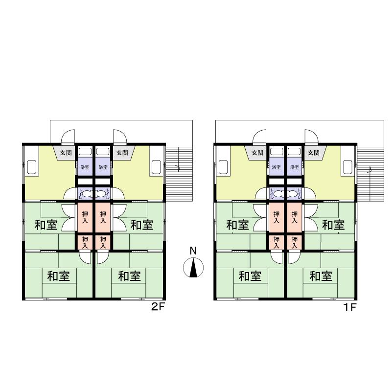 Floor plan. 16.2 million yen, 2K, Land area 131.69 sq m , Building area 113.8 sq m