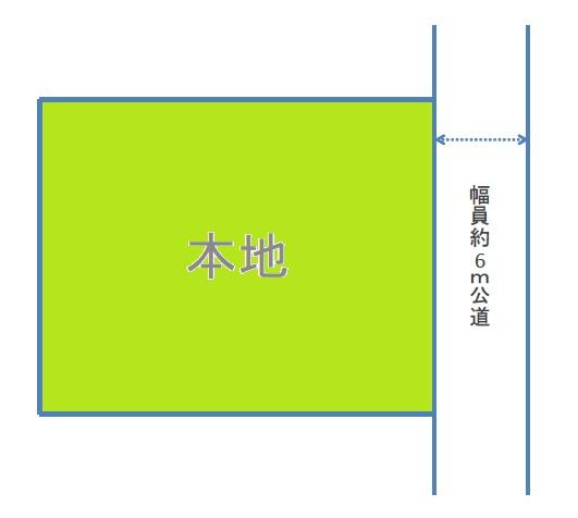 Compartment figure. Land price 18.5 million yen, Land area 154.74 sq m