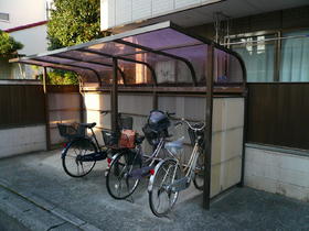 Other common areas. There are bicycle parking on site