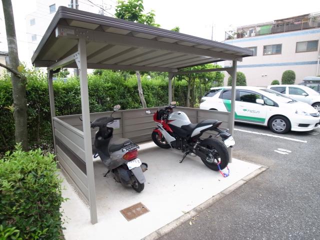 Parking lot. Bike yard has also been established.