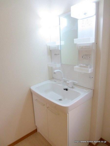 Wash basin, toilet. Thing is convenient to put a lot