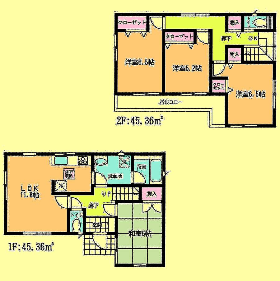 Floor plan. 19,800,000 yen, 4LDK, Land area 100.45 sq m , Building area 90.72 sq m located view in addition to this, It will be provided by the hope of design books, such as layout. 
