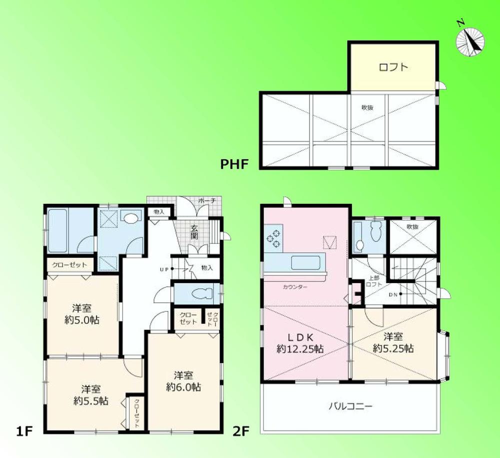 Floor plan. 30,800,000 yen, 4LDK, Land area 117.82 sq m , Building area 87.98 sq m floor plan