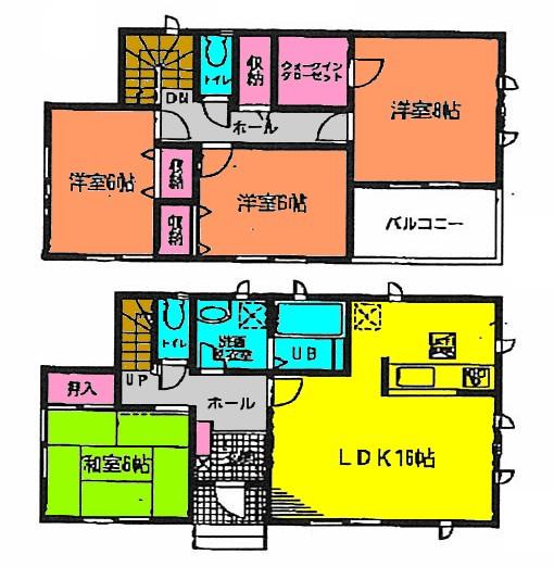 Floor plan. Saitama Municipal Otani 400m up to elementary school