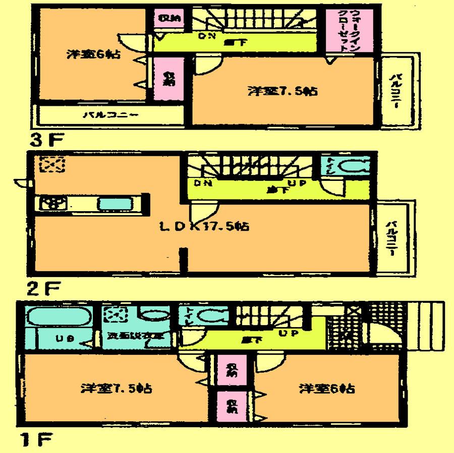 Floor plan. 24,800,000 yen, 4LDK, Land area 116.69 sq m , Building area 110.95 sq m located view in addition to this, It will be provided by the hope of design books, such as layout. 