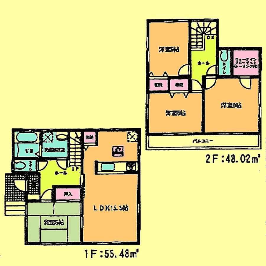 Floor plan. 24,800,000 yen, 4LDK, Land area 135.69 sq m , Building area 103.5 sq m located view in addition to this, It will be provided by the hope of design books, such as layout. 