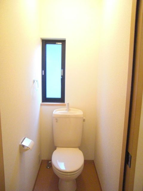 Toilet. With so window bright ventilation also enough