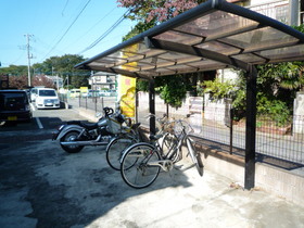 Other common areas. On-site bicycle parking lot