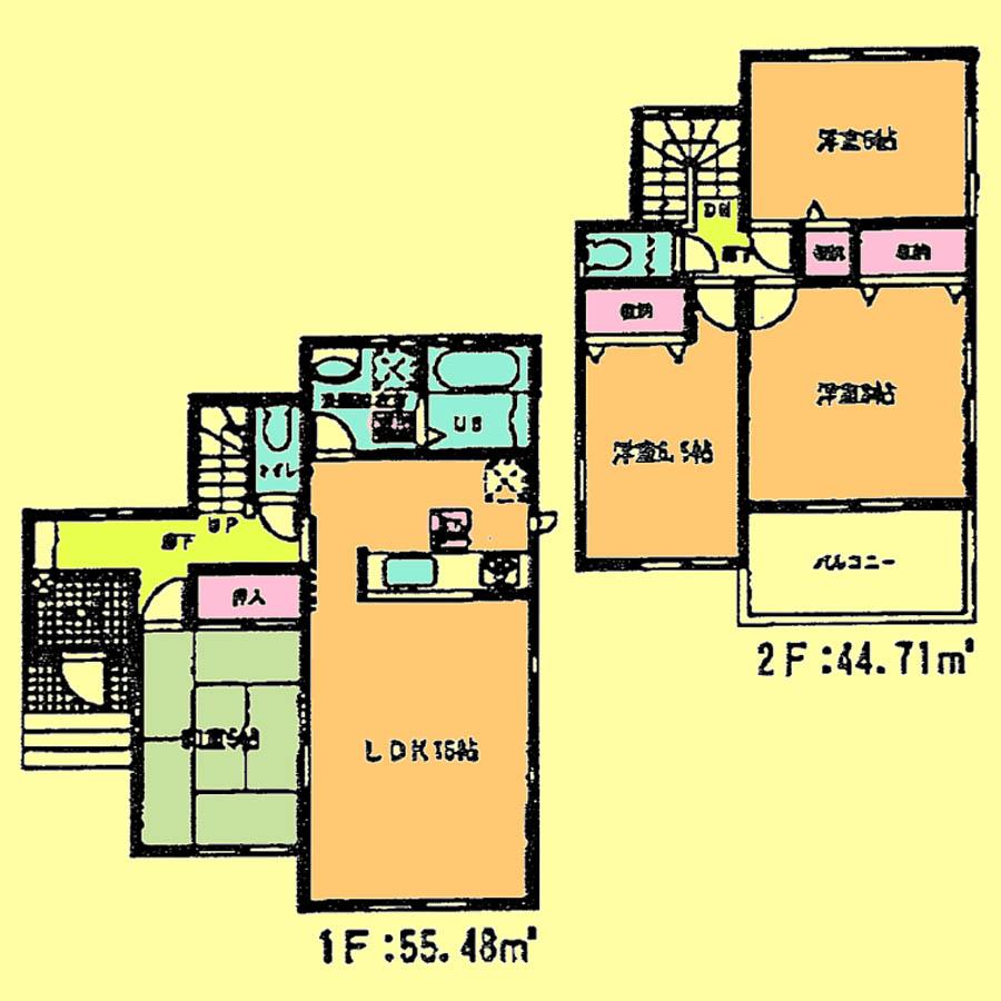 Floor plan. 23.8 million yen, 4LDK, Land area 136.17 sq m , Building area 100.19 sq m located view in addition to this, It will be provided by the hope of design books, such as layout. 