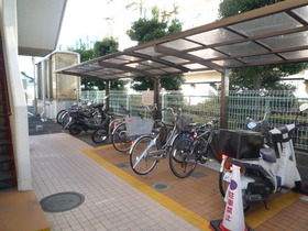 Other common areas. On-site bicycle parking lot