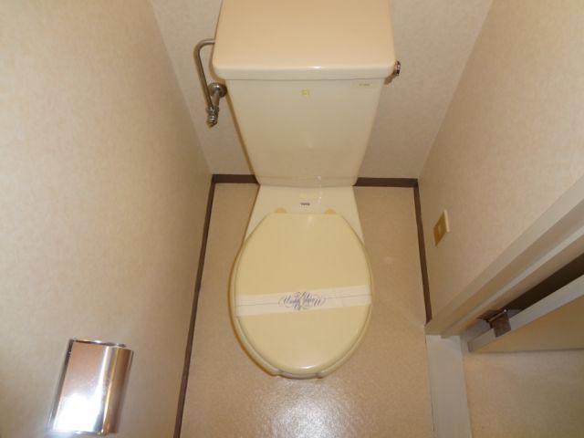 Toilet. Washlet is mounted possible