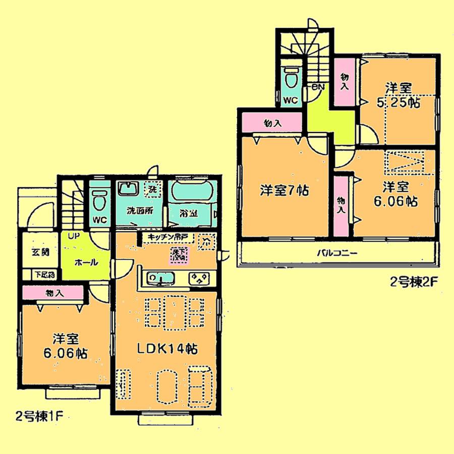Floor plan. 24,800,000 yen, 4LDK, Land area 114.18 sq m , Building area 93.15 sq m located view in addition to this, It will be provided by the hope of design books, such as layout. 