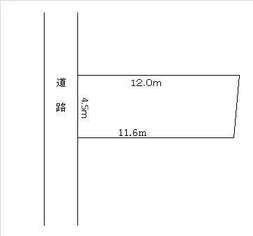 Compartment figure. Land price 7.71 million yen, Land area 53 sq m