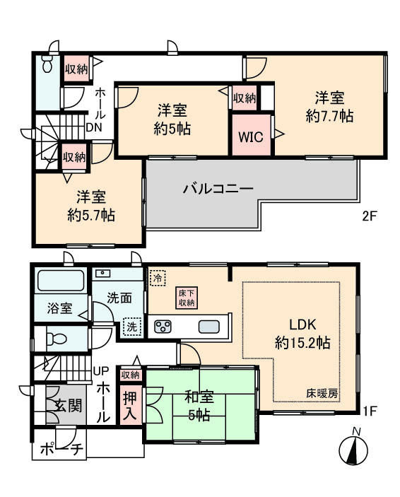 Floor plan. 29,900,000 yen, 4LDK, Land area 114.85 sq m , Building area 98.74 sq m