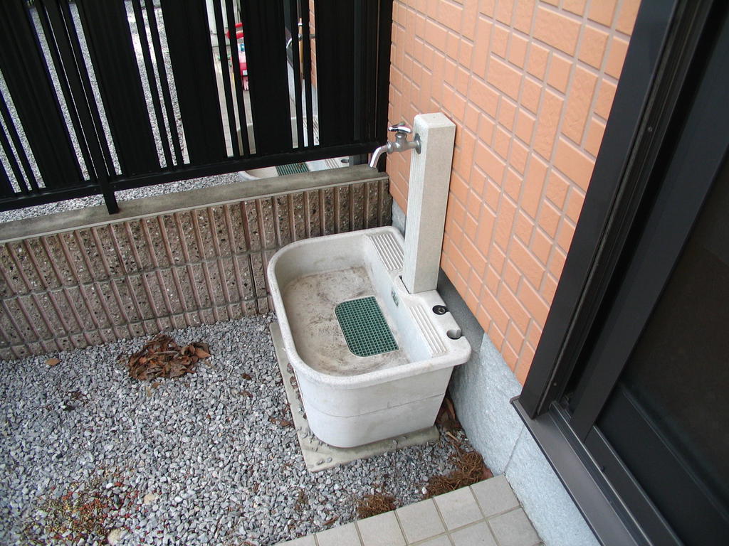 Other Equipment. It has a water faucet outside! You might also care and pet foot washing in the garden!
