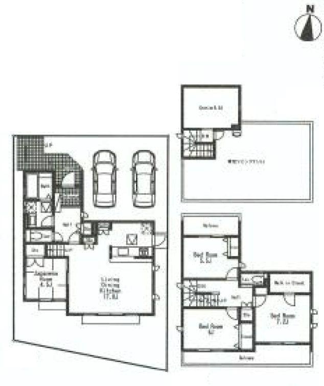 Floor plan. 37,600,000 yen, 4LDK, Land area 137.13 sq m , Building area 130.04 sq m floor plan
