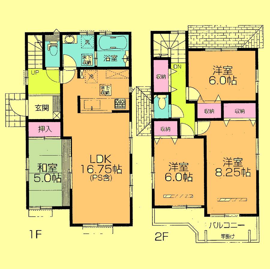 Floor plan. 28.8 million yen, 4LDK, Land area 124 sq m , Building area 100.19 sq m located view in addition to this, It will be provided by the hope of design books, such as layout. 