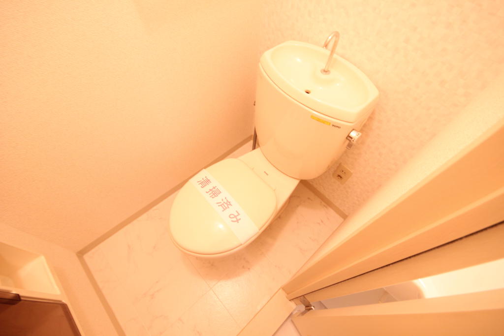 Toilet. There are storage pockets!