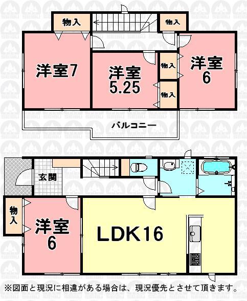 Floor plan. 28.8 million yen, 4LDK, Land area 120.09 sq m , Building area 97.71 sq m