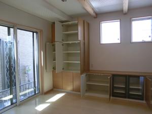 Building plan example (introspection photo). Within the LDK, Equipped with a storage of children's, etc., To always clean LDK ・  ・  ・  The layout is also easy and comfortable living environment clean up of mom Our construction cases