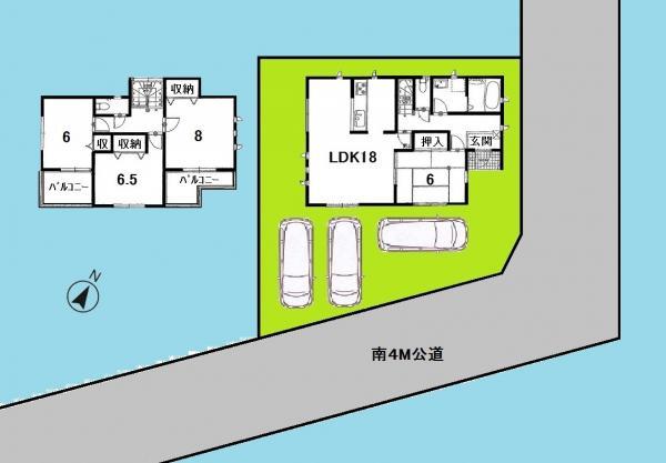 Floor plan. 35,900,000 yen, 4LDK, Land area 151.8 sq m , Building area 105.16 sq m