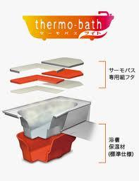 Construction ・ Construction method ・ specification. Bathtub and wrapped in insulating material, Not escape the heat warmed in the double effect of a dedicated lid sandwiching the insulation material, Realize the hot water is cold hard structure. Deals also electric bill even less be re-warmed. 