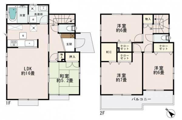 Floor plan. 30,900,000 yen, 4LDK, Land area 163.5 sq m , Building area 99.36 sq m