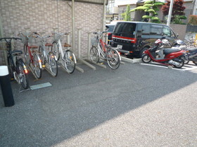 Other common areas. On-site bicycle parking lot