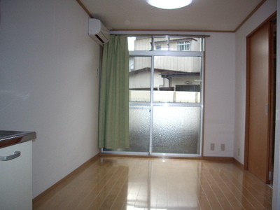 Living and room. Bright living room facing the terrace