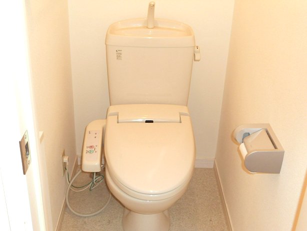 Toilet. With washlet